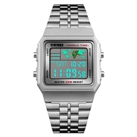 Montre LED sport numérique pour hommes Compter l