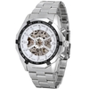 Montre mécanique automatique pour homme avec bracelet en acier,  montre-bracelet de mode,  montres de conception évidée