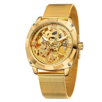 Montre mécanique Montres mécaniques automatiques en acier inoxydable pour hommes Montre-bracelet d