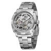 Montres mécaniques à remontage automatique de luxe squelette des hommes FORSINING