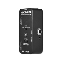 MOOER MICRO DI Cabinet Simulator DI Box Guitare Effet Pédale Full Metal Shell