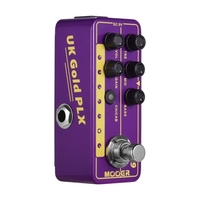 Mooer MICRO PREAMP série 019 UK Gold PLX préampli numérique préamplificateur pédale d