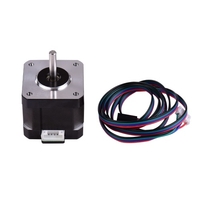 Moteur pas à pas Aibecy 42 2 phases 0, 9 degré Angle de pas à faible bruit 17HS4401S moteur pas à pas avec câble de 1 m pour imprimante 3D CNC