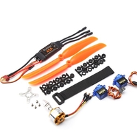 Moteur sans balais 1400KV 40A ESC 8060 Hélice 9G Micro Servo 2 pièces pour prise en T d