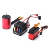 Moteur sans brosse 2300KV moteur étanche 3650 avec 60A ESC sans brosse 2-4S Lipo 25KG Servo numérique pour voiture 1/8 1/10 RC