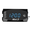 Moto DC 6V-30V 3 en 1 horloge numérique + thermomètre + voltmètre de tension