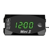 Moto DC 6V-30V 3 en 1 horloge numérique + thermomètre + voltmètre de tension