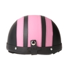 Moto Scooter Open Face Demi casque de cuir avec visière UV Lunettes Retro Vintage Style 54-60cm