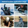 Motorcycle Helmet Headset BT5.0 Motorcycle Headphones Wireless Music Earphone Support FM Radio IP67 Waterproof Dustproof with Microphone