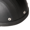 Motorcycle Scooter Casque en cuir à couverture directe avec visière UV Goggles Rétro Vintage Style 54-60cm