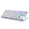 MOTOSPEED CK82 clavier mécanique 87 touches clavier de jeu RVB avec interrupteur rouge OUTMU touches multimédia n-key rollover blanc