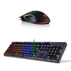 Motospeed CK96 104 Clé USB Clavier Mécanique Rétro-Éclairage + V30 Filaire Optique USB Gaming Mouse