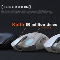 Motospeed Darmoshark 2.4G Wireless Souris BT5.0 Slim rechargeable 4800 ppi