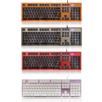Motospeed K10 ergonomique Multimédia Illuminated Professional Esport Gaming Keyboard arc-en-respiration LED rétro-éclairé 104 Clés USB filaire