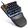 Motospeed K27 clavier mécanique à une main 27 touches clavier de jeu filaire LED effet de lumière mixte commutateurs bleus mécaniques