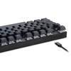 Motospeed mode double filaire / sans fil 87 touches clavier bleu clavier mécanique 2.4G clavier de jeu rétroéclairé sans fil batterie rechargeable intégrée panneau en alliage d