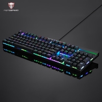 Motospeed V20 Filaire Optique Gaming Mouse + CK103 104 Clé NKRO Filaire RGB Rétro-Éclairé Mécanique Gaming Clavier + Non-Slip Caoutchouc Ordinateur Gaming Mouse Pad