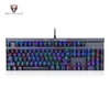 Motospeed V20 Filaire Optique USB Gaming Mouse + CK103 104 Clé NKRO USB Filaire RGB Rétro-Éclairé Mécanique Gaming Clavier + Non-Slip En Caoutchouc Ordinateur Gaming Mouse Pad