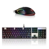 Motospeed V30 Souris Optique USB Gaming Mouse + Inflictor CK104 Commutateurs Bleus Tactile Mécanique Esport Gaming Game Keyboard