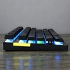 Motospeed Wired / Dual Mode 87 touches Interrupteur rouge Clavier mécanique 2.4G Clavier de jeu sans fil rétro-éclairé Batterie rechargeable intégrée Panneau en alliage d