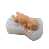 Moule de cuisson de gâteau de silicone de chien de pei de shar 3D,  décoration