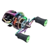 Moulinet Baitcasting coloré 18 + 1BB moulinet de pêche haute vitesse 6.3: 1 rapport de vitesse système de freinage magnétique moulinet Baitcaster