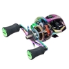 Moulinet Baitcasting coloré 18 + 1BB moulinet de pêche haute vitesse 6.3: 1 rapport de vitesse système de freinage magnétique moulinet Baitcaster