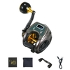 Moulinet de pêche Baitcasting en fibre de carbone rechargeable par USB 9 + 1BB moulinet de pêche électrique avec affichage haute vitesse 6.4: 1 système de freinage magnétique à rapport de vitesse moulinet Baitcaster pour main gauche