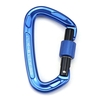 Mousqueton avec porte de verrouillage à vis Clips de mousqueton robustes 24KN pour hamacs Camping randonnée sac à dos