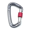 Mousqueton avec porte de verrouillage à vis Clips de mousqueton robustes 24KN pour hamacs Camping randonnée sac à dos