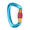 Mousqueton avec porte de verrouillage à vis Clips de mousqueton robustes 25KN pour hamacs Camping randonnée sac à dos