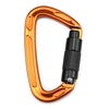 Mousqueton avec porte de verrouillage automatique Clips de mousqueton robustes 24KN pour hamacs Camping randonnée sac à dos