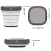 Moyu Mini Machine à laver Portable XPB08-F1C baignoire pliante légère de voyage pour les dortoirs de camping appartements collège voyage d