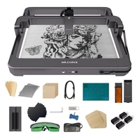 MR.CARVE M3 Graveur Laser Gravure Marqueur Module Laser Infrarouge 2W et Module Laser Lumière Bleue 10W