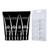 MT67-1 Poly Gel Nail Extension + 48 Pcs Construction Rapide Moule Conseils Gel Builder Set Séchage Rapide Nail Art Outils