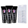 MT67-2 Poly Gel Nail Extension + 48 Pcs Construction Rapide Moule Conseils Gel Builder Set Séchage Rapide Nail Art Outils