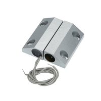 Métal câblé porte à enroulement fenêtre capteur de fenêtre contacts magnétiques alarme Reed interrupteur détecteur pour système de contrôle d