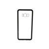 Métal-cerclée de téléphone portable cas verre trempé protection d