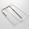 Métal-cerclée de téléphone portable cas verre trempé protection d