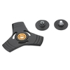 Métal en alliage de zinc Mini Tri Fidget main Finger Spinner Spin Widget Mise au point Toy EDC Pocket Desktoy Triangle cadeau pour les adultes TDAH enfants soulager l