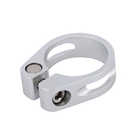 MTB Bicycle Saddle Tube Clamp Seatpost Clamps Bike Seats Tube Clamp Cycling Aluminum Alloy saddle Clamp Bike Seatpost Accessory