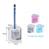 Multi-fonctionnel automatique crayon électrique à piles avec 2 trous (6-8mm / 9-12mm) pour Home School Student Rose