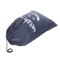 Multi-fonctionnelle grand sac de blanchisserie en nylon pliable sale sac de rangement avec cordon de serrage pour labyrinthe à la maison voyage - bleu