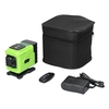 Multifonctionnel 12 lignes lumière verte Laser niveau 3° auto-nivellement Machine Rechargeable Lithium batterie nivellement outil omnidirectionnel sol mur autocollant