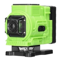 Multifonctionnel 12 Lignes Lumière Verte Niveau Laser 3 ° Machine Auto-nivelante Batterie Au Lithium Rechargeable Outil De Nivellement Autocollant Mural Sol Omnidirectionnel