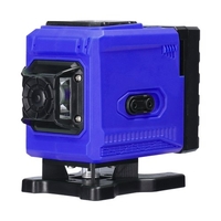 Multifonctionnel 12 Lignes Lumière Verte Niveau Laser 3 ° Machine Auto-nivelante Batterie Au Lithium Rechargeable Outil De Nivellement Autocollant Mural Sol Omnidirectionnel