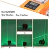 Multifonctionnel 12 Lignes Lumière Verte Niveau Laser 3 ° Machine Auto-nivelante Batterie Au Lithium Rechargeable Outil De Nivellement avec Trépied