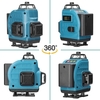 Multifonctionnel 16 lignes Laser Niveau 3° Auto-nivelable Outil de nivellement de batterie au lithium rechargeable Auto-tanche-mouche Auto-tanche d