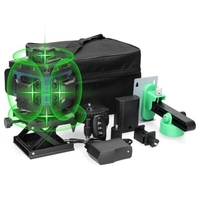 Multifonctionnel 16 Lignes Niveau Laser 3 ° Machine Auto-nivelante Batterie Au Lithium Rechargeable Outil De Nivellement Autocollant Mural Au Sol Omnidirectionnel Ensemble D