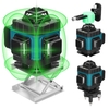 Multifonctionnel 16 Lignes Niveau Laser 3 ° Machine Auto-nivelante Batterie Au Lithium Rechargeable Outil De Nivellement Autocollant Mural Au Sol Omnidirectionnel Ensemble D